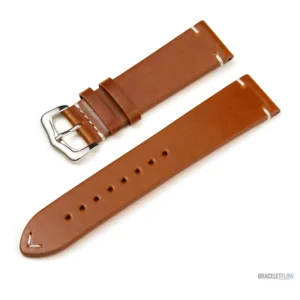 Bracelet cuir véritable 22mm avec système de libération rapide