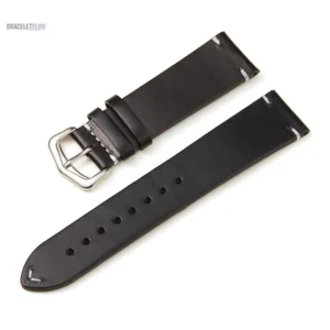 Bracelet 22mm en cuir, disponible en quatre couleurs variées